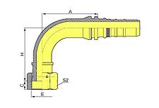 90ºORFS Female Flat Seat