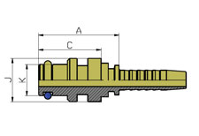 SAE Staplelok Male Sae J1467